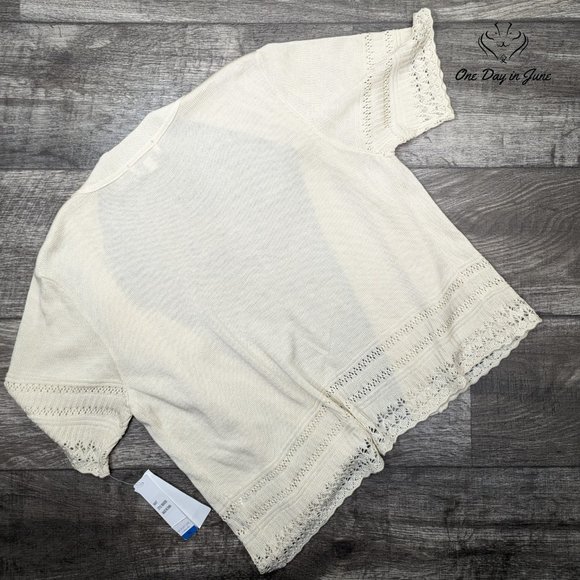 Robbie Bee Short Sleeve Sweater Size XL - Picture 4 of 4